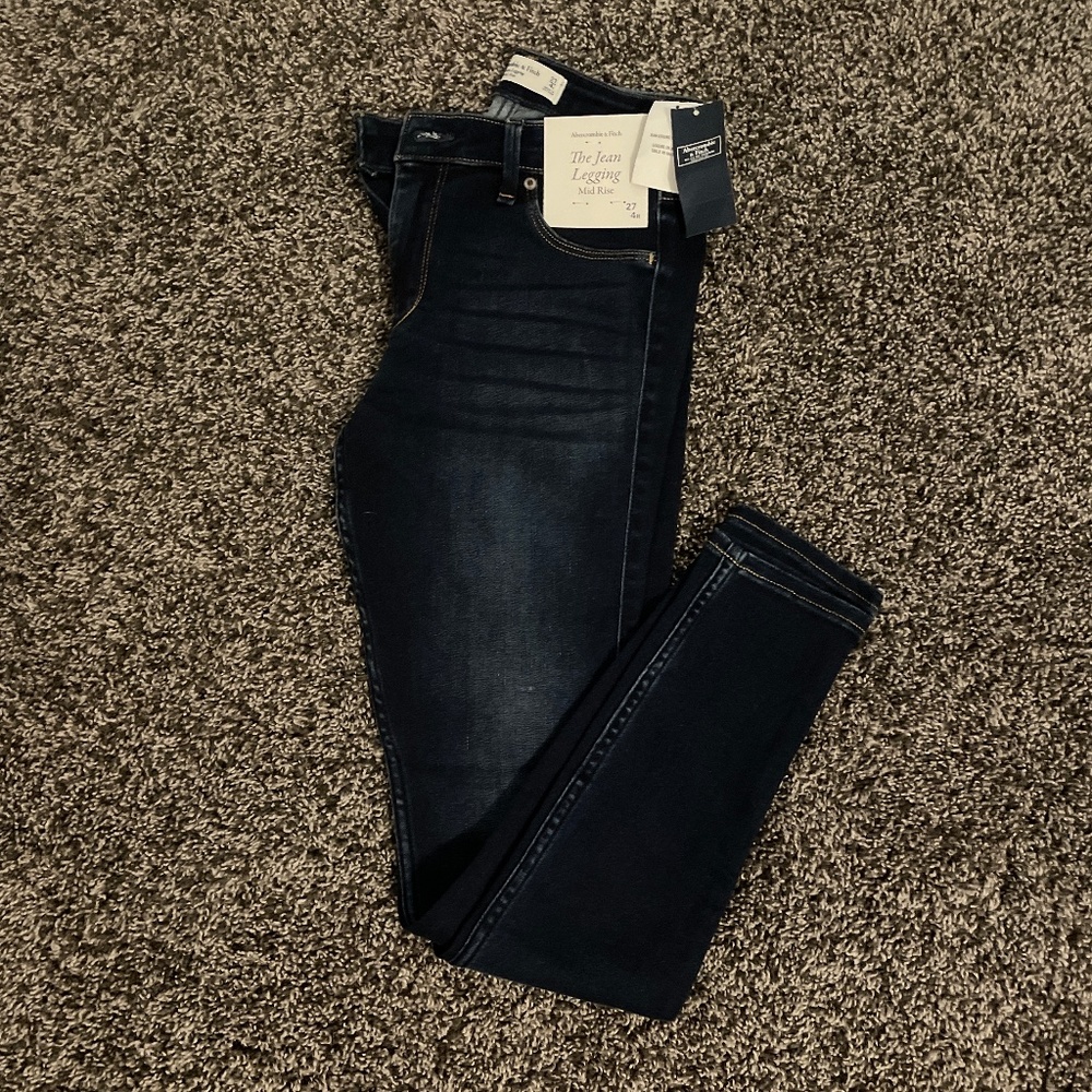 Abercrombie Mid Rise Jean Leggings